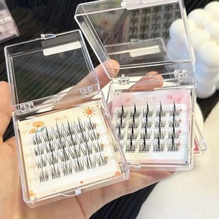 Mặc du lịch Hỗn hợp Hoa hướng dương Lười Bộ ba phân đoạn tự nhiên Lông mi giả dày uốn cong