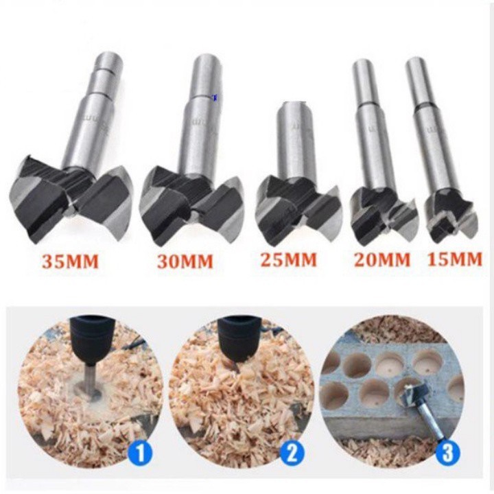 Mũi Khoét Gỗ Lỗ Tròn 15 - 60mm FE123