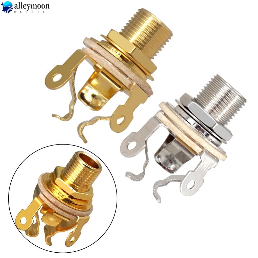 Đầu nối âm thanh 6.35mm Đầu nối thiết bị âm thanh Bạc, Vàng cho thiết bị âm thanh