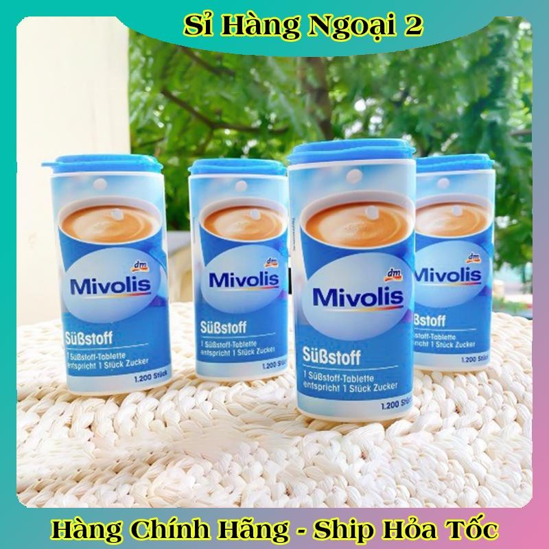 [Date mới] ĐƯỜNG ĂN KIÊNG MIVOLIS CHO KETO, DAS TIỂU ĐƯỜNG HỘP 1200 VIÊN (HÀNG AIR ĐỨC)