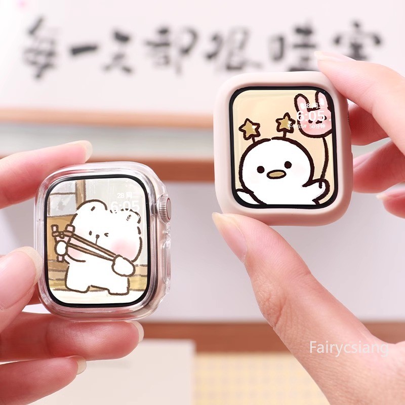 Kẹo Silicon Cho Apple Watch S11 Case Ultra 2 46mm 42mm 49mm 45mm 44mm 41 / 40mm Phụ Kiện Bảo Vệ Mềm Cho IWatch Series 10 9 8 Se 7 6 5 4 3