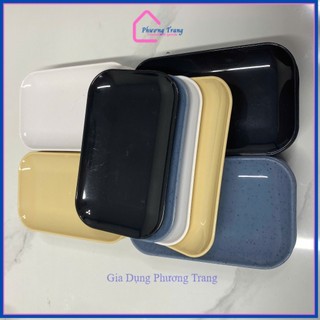 COMBO 10 Khay đựng khăn ướt, khay chữ nhật đựng khăn giấy, khay chữ nhật melamine - Phương Trang