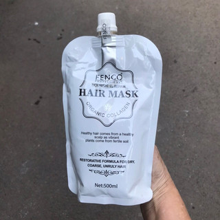 Kem hấp xả phục hồi nuỗi dưỡng, chống lão hoá tóc Fenco Nourishing Hair Mask 500ml [ TN ]
