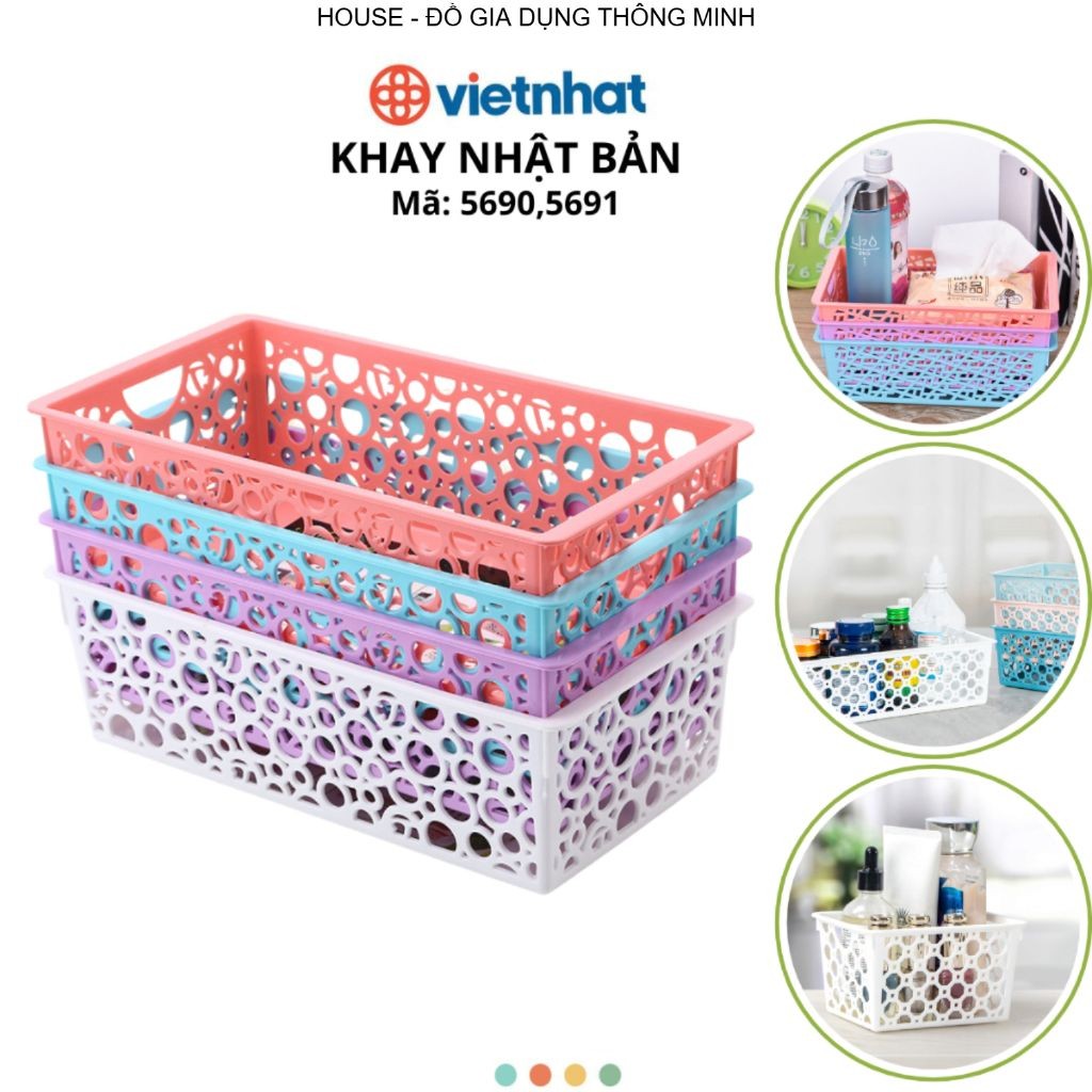 COMBO 5  Khay đựng đồ văn phòng, khay đựng đồ tiện ích Chính Hãng Việt Nhật