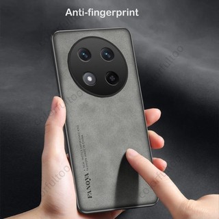 Vỏ Honor X9C 5G Cho Huawei Honor X9d X9C X 9C HonorX9C X7d 4G 5G Da Cừu Da PU Vỏ Điện Thoại Họa Tiết Mờ Vỏ TPU Mềm Vỏ Bảo Vệ Silicon
