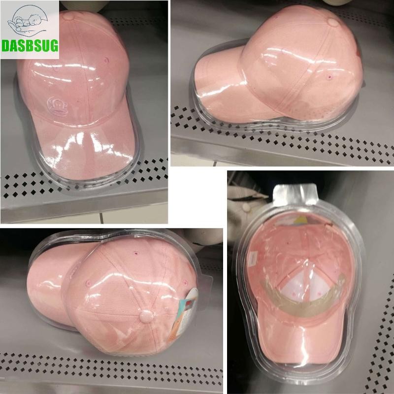 Dassbsug Giá đỡ nắp hai lớp Mũ bóng chày trong suốt Hộp trưng bày Mái hiên phẳng và mái hiên cong Mũ bảo vệ Mũ Stora
