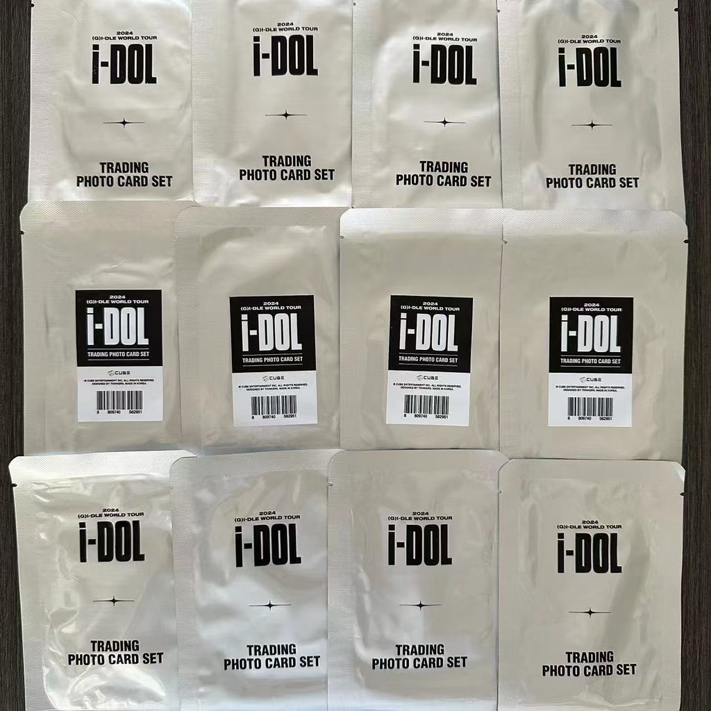 1 gói 2024 (G) I-DLE World Tour I-dol Trading Photo Card Set Gidle