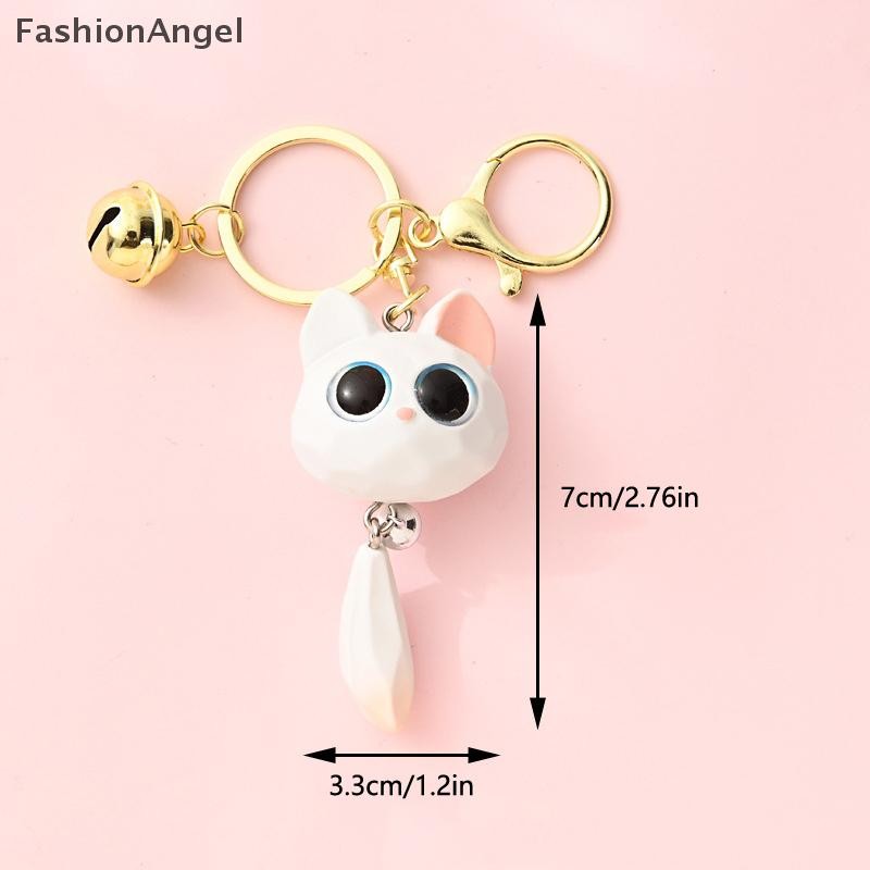 FashionAngel Hoạt Hình Sáng Tạo Mắt To Móc Khóa Dễ Thương Chống Mất Mặt Dây Chuyền Tinh Tế 3D Móc Khóa Cặp Đôi Accessor VN