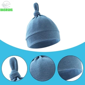 Dasbsug Trẻ Sơ Sinh Mũ Bé Mũ Thắt Nút Thời Trang Mũ Bonnet Ấm Áp Mũ Hợp Thời Trang