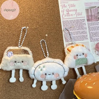 Deyangk Dễ Thương Sushi Bánh Bao Thực Phẩm Búp Bê Móc Khóa Bé Gái Hoạt Hình Nhồi Bông Mềm Sang Trọng Móc Khóa Túi Nữ Phụ Kiện VN