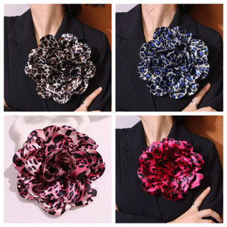 ĐẶC BIỆT Chân Hoa Lớn, Vải 19cm Vải Handmade Hoa, Thời Trang Pháp Satin Phóng Đại DIY Hoa Trâm Cài Chân Tiệc Cưới