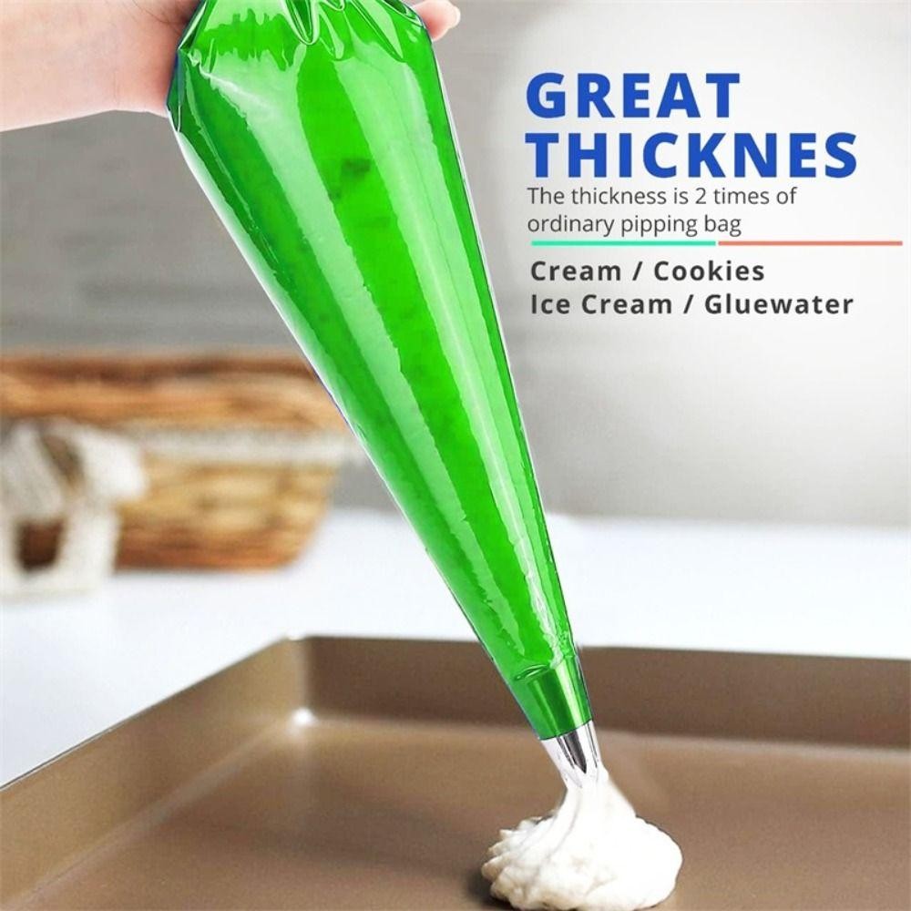 SAIA 22 / 50 Chiếc Túi Cán Bánh, Túi Xé Cực Dày, Túi Bánh Ngọt 52cm Dụng Cụ Nướng Bánh