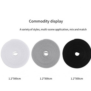 Mới 5M Cáp Nhà Tổ Chức Quản Lý Cáp Dây Cuốn Băng Tai Nghe Chụp Tai Dây Chuột Quản Lý Quan Hệ Bảo SUNND