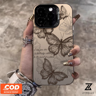 Ốp Lưng Cho OPPO Reno 13F 5G Reno 13 Pro Reno12 F Reno 12 Reno11 F Reno 11 Pro Reno 10 Pro Reno 8T Reno 8Z Reno 7Z Reno 8 Vỏ Điện Thoại Tích Hợp Chống Sốc Bướm Hoa