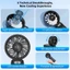 Quạt gấp 3 trong 1 GOOJODOQ 180° 100 cấp độ gió siêu mạnh di động