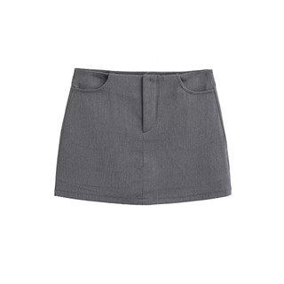 Bộ đồ mới Váy ngắn nữ đơn giản thời trang màu trơn