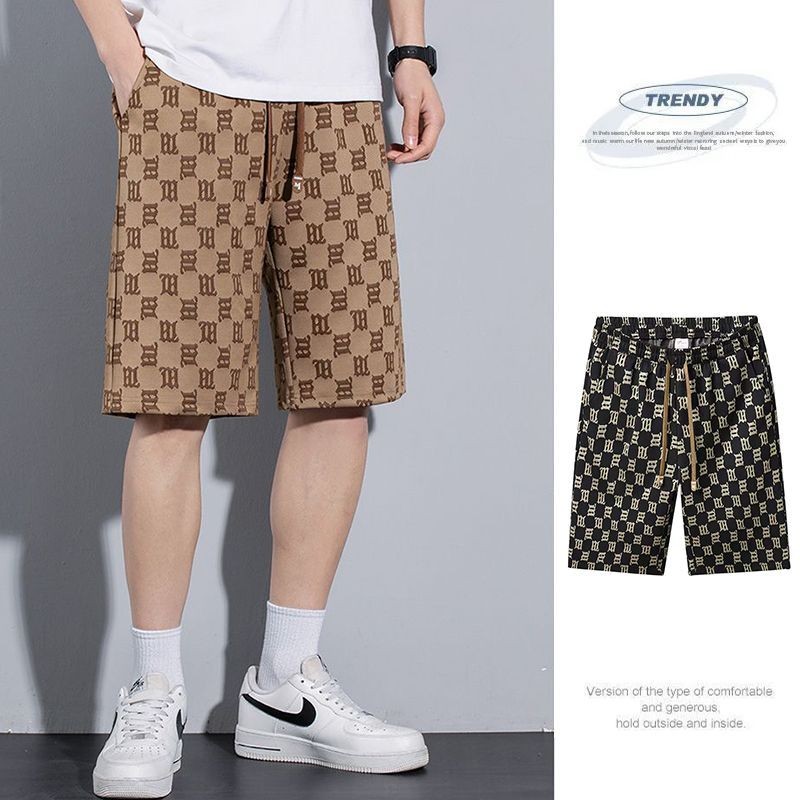Mùa hè 2025 Quần short đi biển dáng rộng thời trang hợp thời trang mới dành cho nam