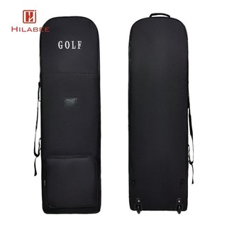 Hilabee Golf Túi Du Lịch Câu Lạc Bộ Golf Túi Bảo Vệ Dây Kéo Đóng Cửa Vỏ Bảo Vệ Có Cán Bánh Xe Cho Nam Du Lịch Hàng Không Quà Tặng