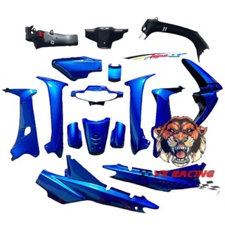 (Đọc kĩ tùy chọn) Dàn áo wave nhỏ - wave alpha xanh dương - tặng tem