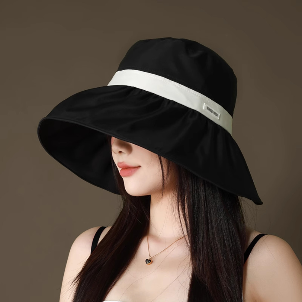 Mũ Chống Nắng Rộng Vành Chống Tia UV 99%, Nón Che Nắng Nữ Đi Biển Du Lịch, Có Thể Điều Chỉnh Độ Rộng
