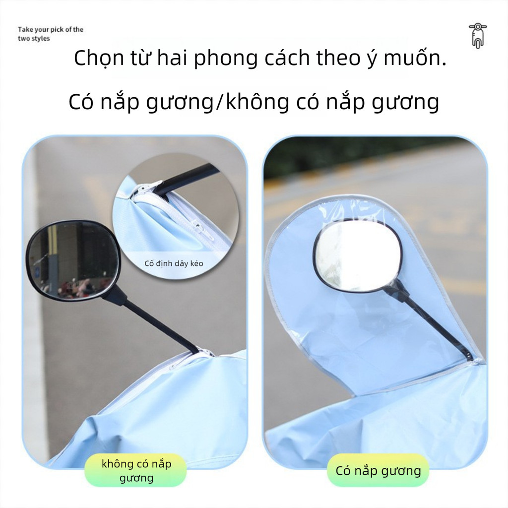 bạt phủ xe máy Vải Oxford mới，Bảo vệ xe máy điện của bạn khỏi ánh sáng mặt trời, nước, chim, cây cối, bụi bẩn