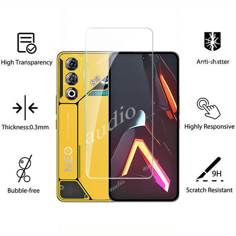 Nubia NEO 5 GT 5G Nubia NEO 3 GT 5G 3 Miếng Kính Cường Lực Bảo Vệ Màn Hình Cho ZTE Nubia NEO 3 GT 3GT Neo3 GT 5G Trong Suốt Trong Suốt Bảo Vệ Mỏng Phim Cho ZTE Nubia NEO 3 GT 3GT 5G Vỏ Điện Thoại Phim