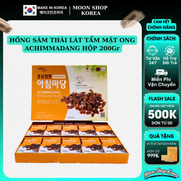 Hồng Sâm Thái Lát Mật Ong Achim, Sâm Thái Lát Mật Ong Hàn Quốc, minhchau