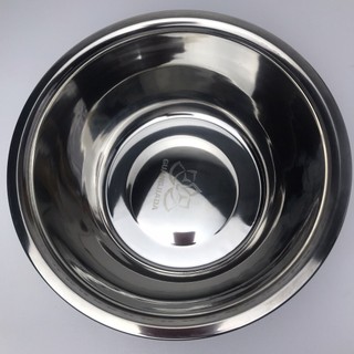 Thau inox 304 size 40cm dày dặn cao cấp nhập khẩu trực tiếp đựng thực phẩm tiện lợi