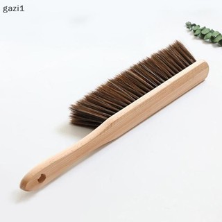 [gazi1] Bàn chải lông gỗ tự nhiên Máy mài thanh để bàn chống tĩnh điện Bàn chải làm sạch cà phê Quét giường trong nước VN