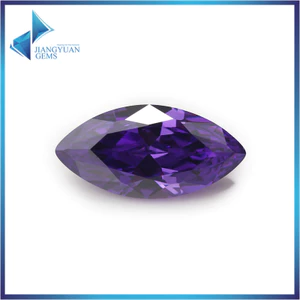 5A Violet Marquise Cắt Đá CZ 1.5x3mm ~ 8x16mm Cubic Zirconia Rời Cho Trang Sức DIY