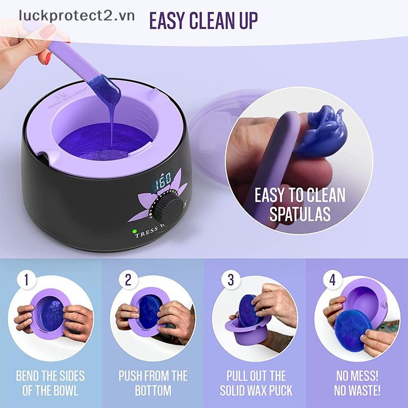 # luckpro # Wax Warmer Bát Silicon Chịu Nhiệt Tẩy Lông Sáp Thay Thế Bát Tẩy Lông Bát Tẩy Lông Có Thể Tái Sử Dụng Sáp Nồi Bát.