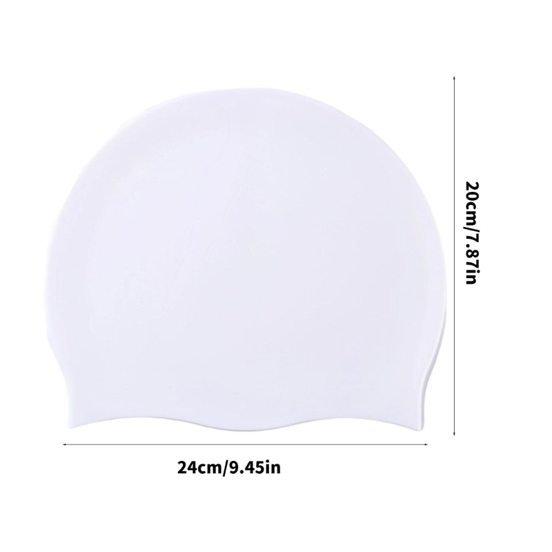 Mũ bơi silicon cỡ lớn Mon Mũ bơi bảo vệ tai dài