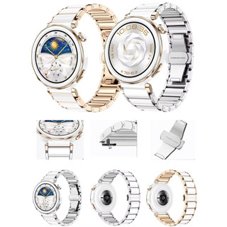 Dây đeo đồng hồ gốm sứ 18mm cho Huawei Watch GT5 Pro 42mm Đồng hồ GT5 GT4 41MM Dây đeo thoải mái Phụ kiện vòng tay có thể thay thế