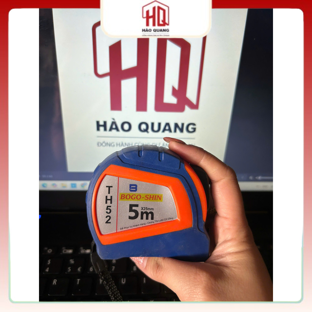Thước Kéo Bogo-shin 5m 7.5m 10m Xanh | Thước Đo 2 Mặt Chống Rỉ Cao Cấp