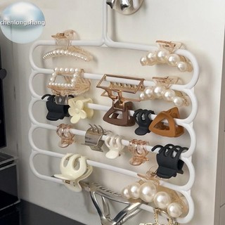 Chenlongshang Móng Vuốt Tóc Giá Để Đồ Tổ Chức Dung Tích Lớn Giá Đỡ Treo Tường Kẹp Tóc Móc Treo Không Gian Đa Năng Giá Để Đồ EN