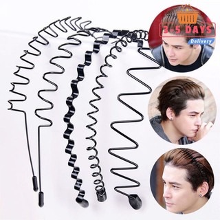 [3-5 Ngày Đến] Trang Điểm Chống Trượt Tóc Vòng Hình Sóng Unisex Băng Đô Quấn Tóc Hàng Ngày Phụ Kiện Tóc Băng Đô Kim Loại Xoắn Ốc Thanh Lịch Hàn Quốc Chống Trơn Trượt Rửa Mặt Tắm Mũ Co Giãn