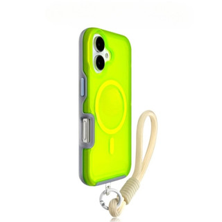 Ốp Điện Thoại Apple Mới Thích Hợp Cho IPhone 16 15 14 Pro Max Plus Màu Xanh Lá Cây Matte In Màn Hình Từ Tính