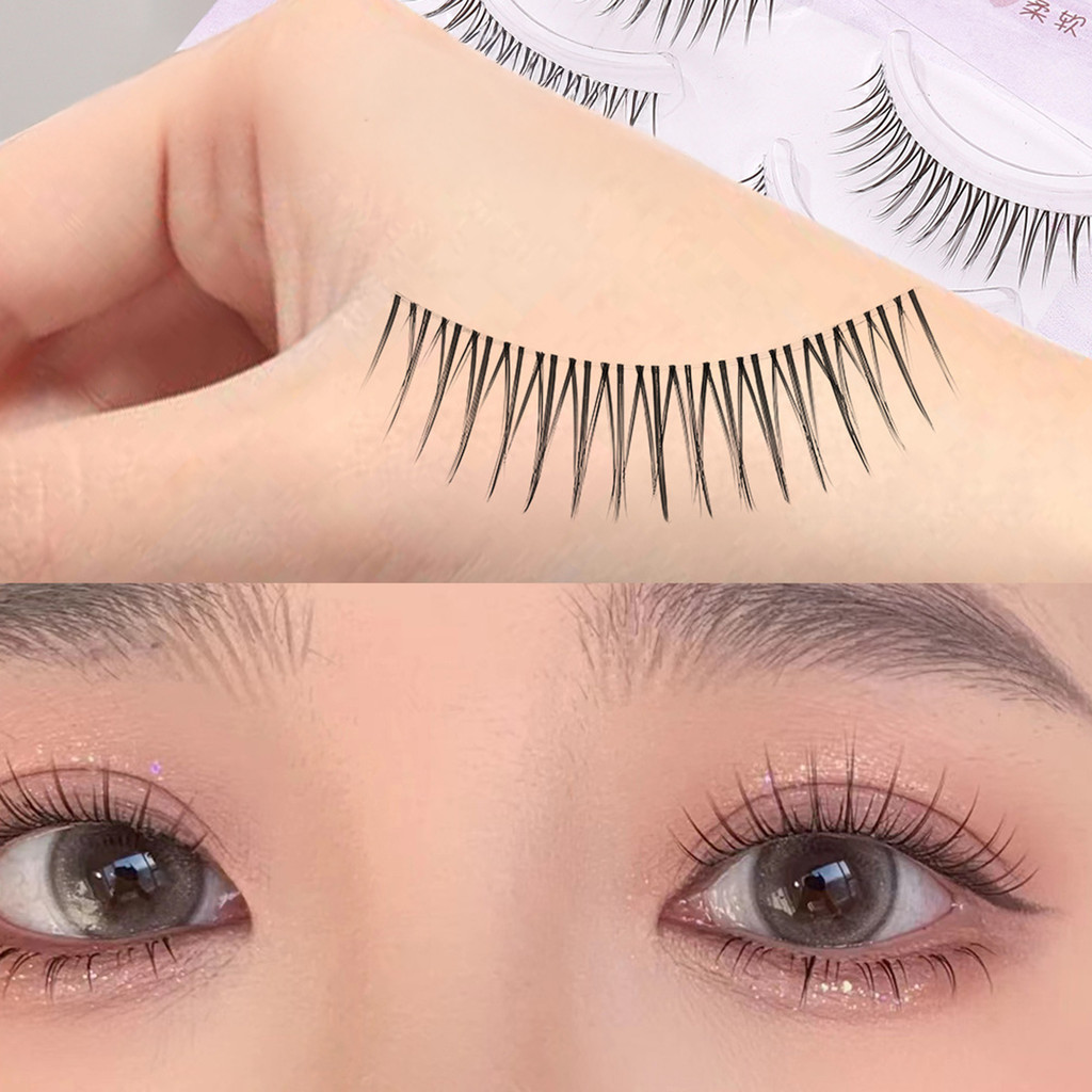 Thin Band Cosplay Manga Lasshes C Curl Natural Look Lông Mi Giả Hoàn Hảo Cho Salon Trang Điểm Chuyên Nghiệp