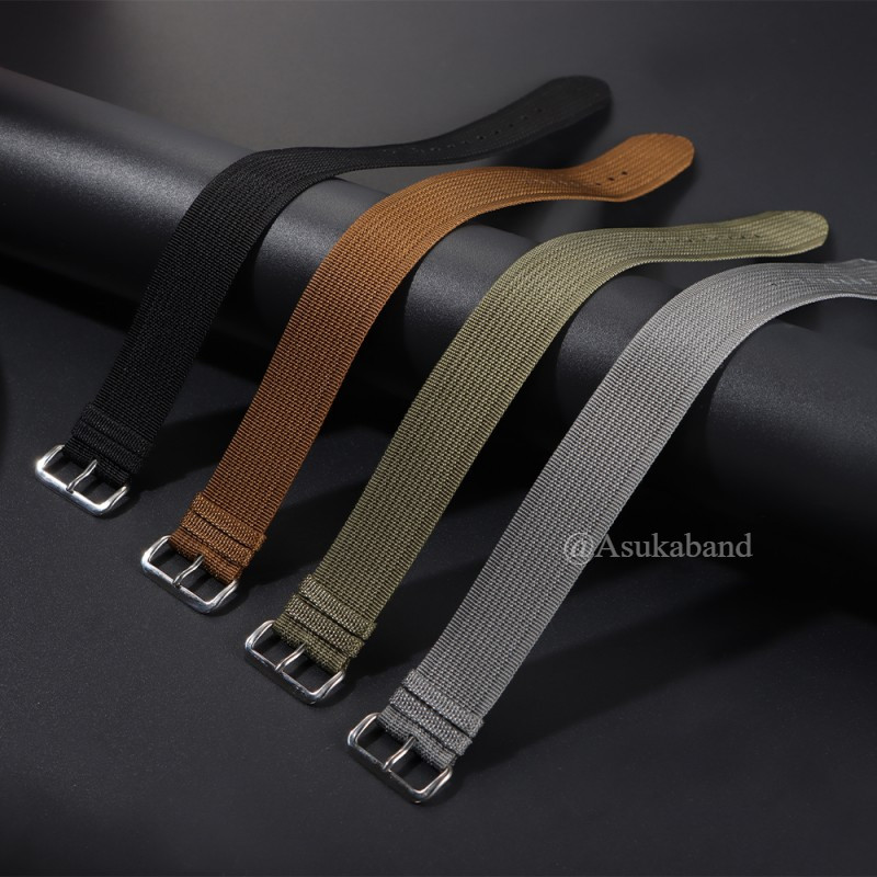 Nylon NATO Dây Đeo Đồng Hồ 20 Mm 22 Mm ZULU Nylon Dây Đồng Hồ Mỏng Thoáng Khí Đơn Một Vòng Vòng Tay Đơn Giản Vòng Tay Cho Seiko 5 Diver Lặn Nam Nữ Thể Thao