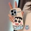 Vỏ Crayon Shin-chan Dễ Thương Cho Redmi Note 14 13 Pro Plus 12 Turbo 11 SE Pro Plus 11T 11S 5G 4G Vỏ Điện Thoại Hoạt Hình Vui Nhộn Màu Kẹo Chống Rơi Ốp Lưng Mềm Mờ