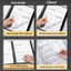 Thư mục nhạc Sheet AWNGD, Hộp đựng nhạc đa chức năng chống nước, không phản chiếu có thể sửa đổi Thư mục phát lại đàn Piano Nhạc sĩ