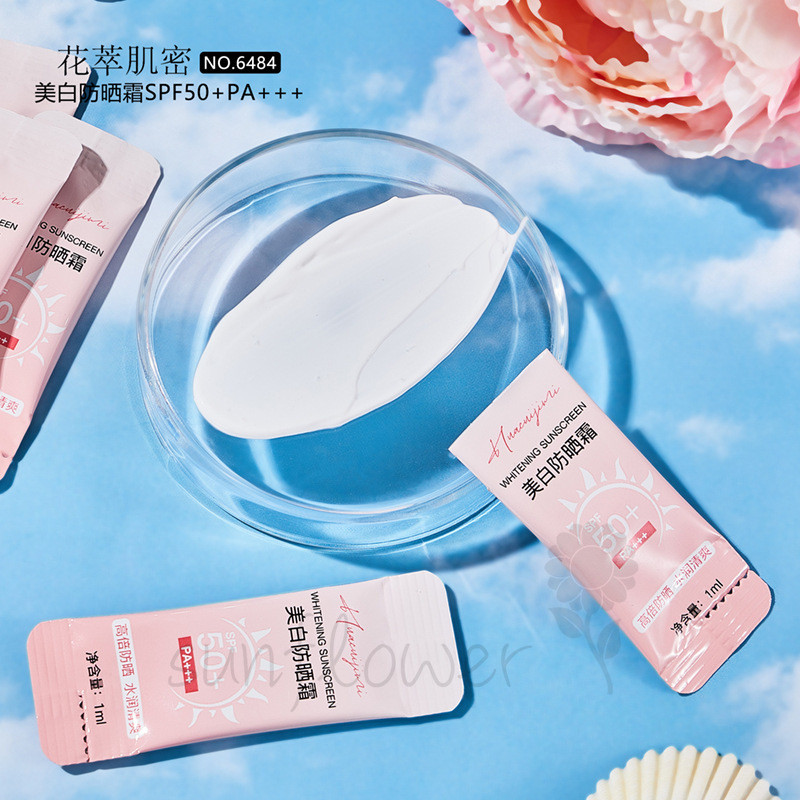 [hướng dương] Kem chống nắng làm trắng da SPF50 + PA + + + Dễ dàng mang theo Bảo vệ tia cực tím ngoài trời