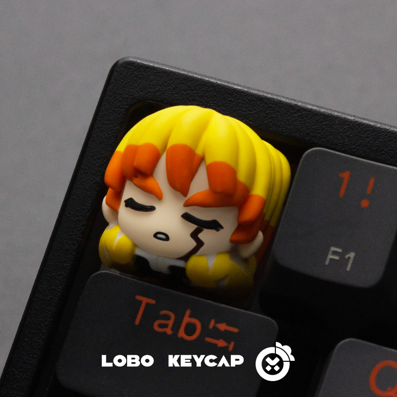 Demon Slayer / Demon Slayer Demon Slayer Kamado Tanjiro Vợ Tôi Zenitsu Inosuke Chín Trụ Cột Anime Độc Đáo Hàng Hóa Bàn Phím Cơ Keycap / fkjg
