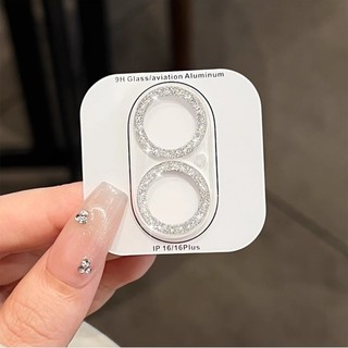 Bảo Vệ Camera Độ Nét Cao Lấp Lánh Bling Kính Cường Lực Ống Kính Máy Ảnh Tương Thích Cho iPhone 17 16 15 14 13 12 11 Pro Max 14 15 16 Plus 12 13 Mini