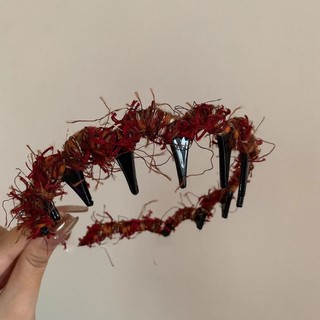 Mùa thu và mùa đông, tóc gãy, băng đô len màu đỉnh cao, băng đô sóng ~ Kẹp tóc cô gái ngọt ngào dễ phối khí chất