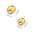 Flgo 10 Chiếc Thép Không Gỉ Hình Bầu Dục Hạt Kết Nối Cho Vòng Cổ Vòng Tay Đính Hạt Tiếp Liệu