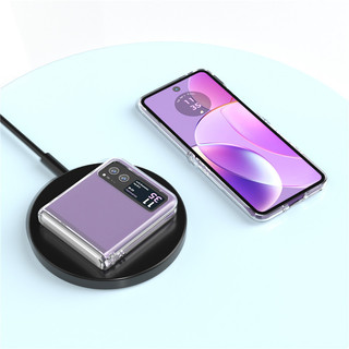 Vỏ điện thoại cứng lật trong suốt 3 trong 1 dành cho doanh nghiệp thời trang cho Moto Razr 40 motorola razr40 Cover