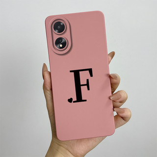 Dành Cho OPPO A18 A38 2023 Ốp Lưng Bảo Vệ Ống Kính Chữ Cái Ban Đầu Dễ Thương Chống Sốc OppoA18 A38 4G CPH2579 CPH2591 Vỏ Điện Thoại Silicon Mềm
