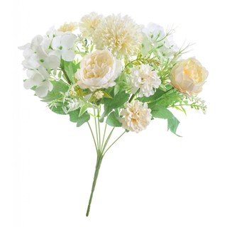 LOVIVER Hoa mẫu đơn 7 đầu nhân tạo 32cm Hoa Bó hoa địa điểm tắm cho bé