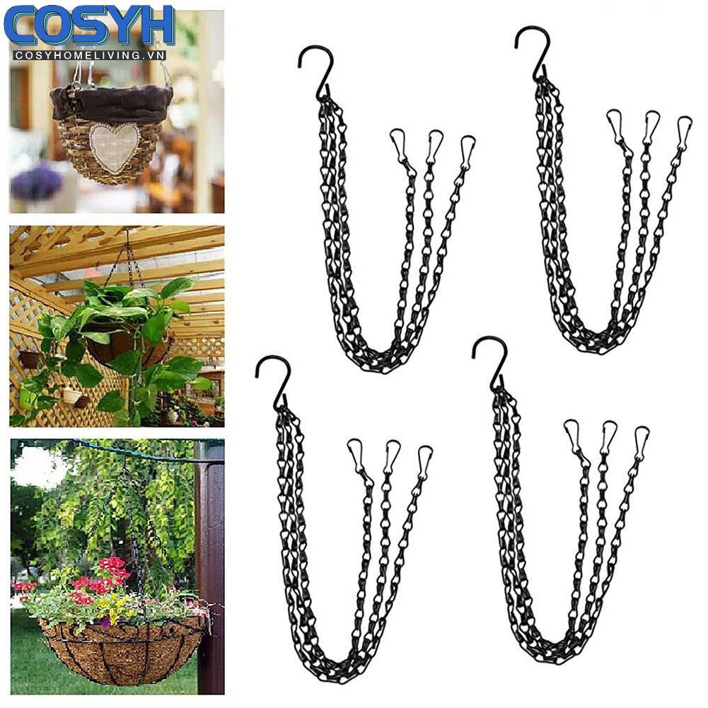 [Cosyh] Dây treo cho cây Chậu hoa Giỏ móc treo dây chuyền thay thế